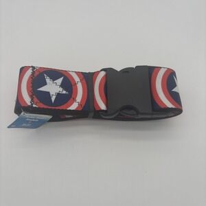 Buckle Down Marvel Captain America Shield Luggage‎ Strap